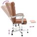 Fauteuil inclinable de bureau Marron Similicuir - Photo n°8