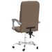 Fauteuil inclinable de bureau Marron Tissu - Photo n°5