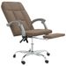 Fauteuil inclinable de bureau Marron Tissu - Photo n°6