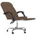 Fauteuil inclinable de bureau Marron Tissu - Photo n°6