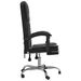 Fauteuil inclinable de bureau Noir Similicuir - Photo n°4