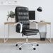 Fauteuil inclinable de bureau Noir Similicuir - Photo n°1