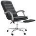 Fauteuil inclinable de bureau Noir Similicuir - Photo n°6