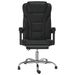 Fauteuil inclinable de bureau Noir Similicuir - Photo n°3