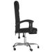 Fauteuil inclinable de bureau Noir Similicuir - Photo n°4