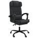 Fauteuil inclinable de bureau Noir Similicuir - Photo n°2