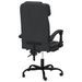 Fauteuil inclinable de bureau Noir Similicuir - Photo n°5