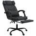 Fauteuil inclinable de bureau Noir Similicuir - Photo n°6