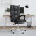 Fauteuil inclinable de bureau Noir Similicuir - Photo n°1