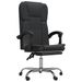 Fauteuil inclinable de bureau noir similicuir - Photo n°2