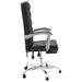 Fauteuil inclinable de bureau noir similicuir - Photo n°4