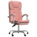 Fauteuil inclinable de bureau Rose Similicuir - Photo n°2