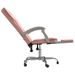 Fauteuil inclinable de bureau Rose Similicuir - Photo n°7