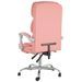 Fauteuil inclinable de bureau Rose Similicuir - Photo n°5