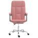 Fauteuil inclinable de bureau Rose Similicuir - Photo n°3