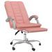 Fauteuil inclinable de bureau Rose Similicuir - Photo n°6