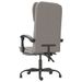 Fauteuil inclinable de bureau Taupe Tissu - Photo n°5