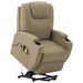 Fauteuil inclinable de massage Cappuccino Similicuir 3 - Photo n°1