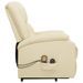 Fauteuil inclinable de massage Crème Similicuir - Photo n°5