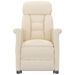 Fauteuil inclinable de massage électrique Beige Microfibre - Photo n°4