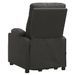 Fauteuil inclinable de massage électrique Gris foncé Tissu 2 - Photo n°5