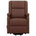 Fauteuil inclinable de massage Marron Similicuir 9 - Photo n°4