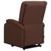 Fauteuil inclinable de massage Marron Similicuir 9 - Photo n°5