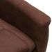 Fauteuil inclinable de massage Marron Similicuir daim 2 - Photo n°8