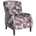 Fauteuil inclinable de massage Motif à fleurs Tissu - Photo n°1
