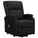 Fauteuil inclinable de massage Noir Similicuir 5 - Photo n°3