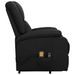 Fauteuil inclinable de massage Noir Similicuir 5 - Photo n°5