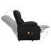 Fauteuil inclinable de massage Noir Similicuir 5 - Photo n°7