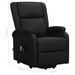 Fauteuil inclinable de massage Noir Similicuir 5 - Photo n°10