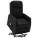 Fauteuil inclinable de massage Noir Similicuir 3 - Photo n°1