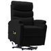 Fauteuil inclinable de massage Noir Similicuir 8 - Photo n°3