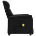 Fauteuil inclinable de massage Noir Similicuir daim - Photo n°5