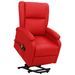 Fauteuil inclinable de massage Rouge Similicuir 6 - Photo n°1