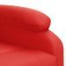 Fauteuil inclinable de massage Rouge Similicuir 6 - Photo n°9