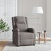 Fauteuil inclinable de massage Taupe Tissu 2 - Photo n°1