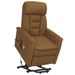 Fauteuil inclinable de massage Taupe Tissu microfibre 2 - Photo n°1