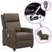 Fauteuil inclinable électrique de massage Gris Similicuir 7 - Photo n°1