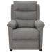 Fauteuil inclinable électrique Gris clair Tissu 4 - Photo n°3