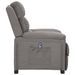 Fauteuil inclinable électrique Gris clair Tissu 4 - Photo n°4