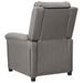 Fauteuil inclinable électrique Gris clair Tissu 4 - Photo n°5