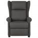 Fauteuil inclinable électrique Gris foncé Tissu - Photo n°3