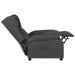 Fauteuil inclinable électrique Gris foncé Tissu - Photo n°7