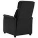 Fauteuil inclinable électrique Noir Similicuir daim 2 - Photo n°4