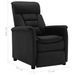 Fauteuil inclinable électrique Noir Similicuir daim 2 - Photo n°9