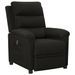 Fauteuil inclinable électrique Noir Tissu 4 - Photo n°1