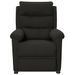 Fauteuil inclinable électrique Noir Tissu 4 - Photo n°3